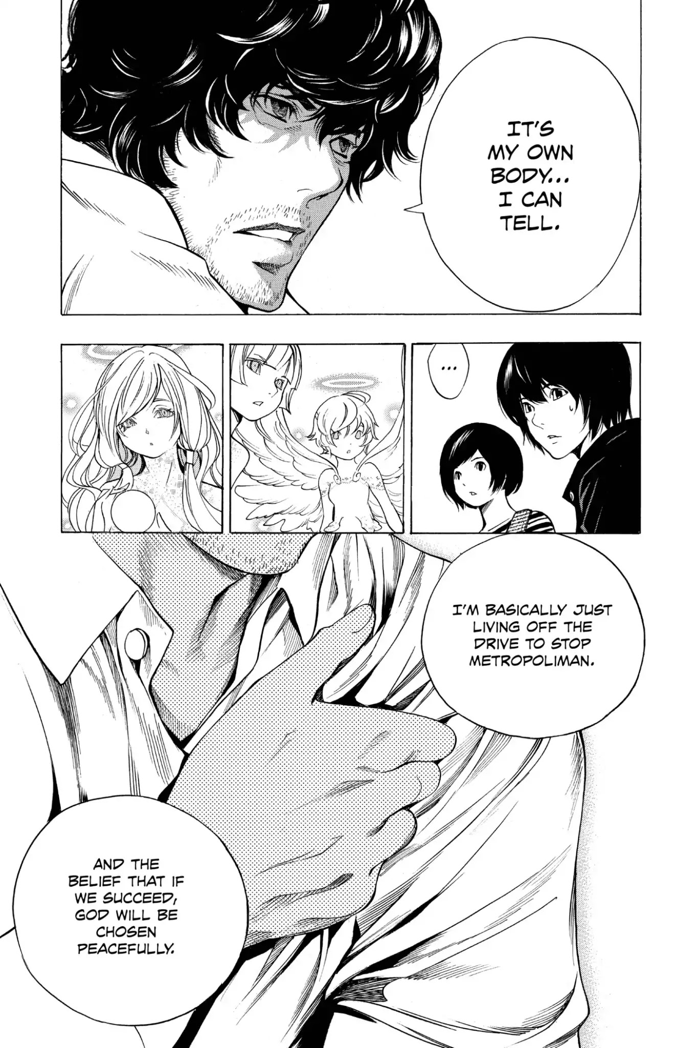 Platina End Chapter 13 page 9 - Chapter 13: Vol.5 #13: Face of Determination