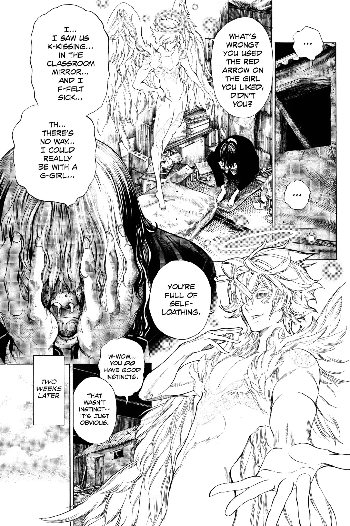 Platina End Chapter 14 page 15 - Chapter 14: Vol.5 #14: The Man in the Mirror