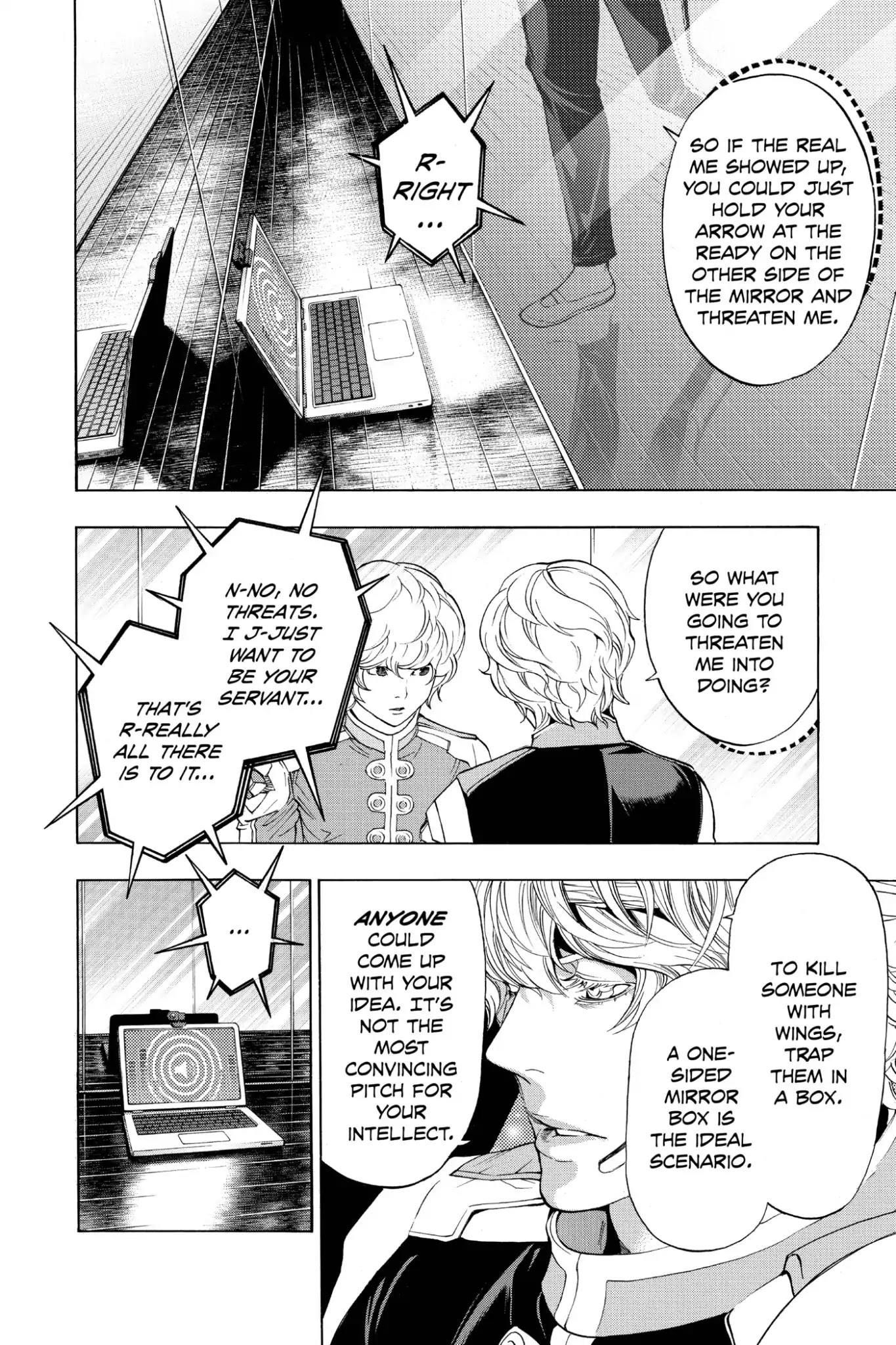 Platina End Chapter 14 page 52 - Chapter 14: Vol.5 #14: The Man in the Mirror