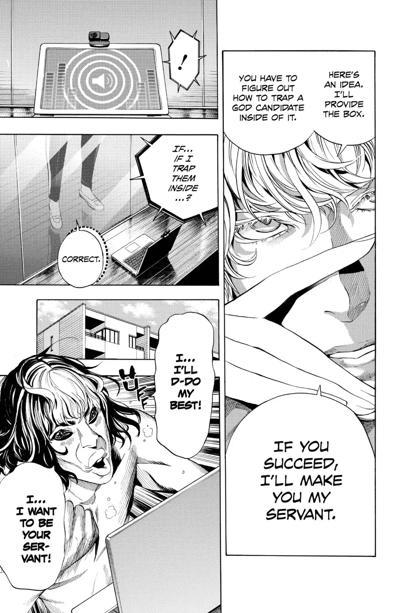Platina End Chapter 14 page 55 - Chapter 14: Vol.5 #14: The Man in the Mirror
