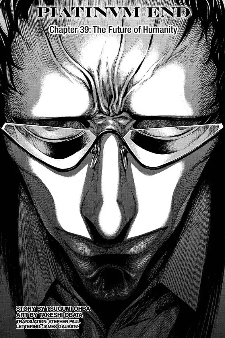 Platina End Chapter 39 page 1 - Chapter 39: The Future of Humanity