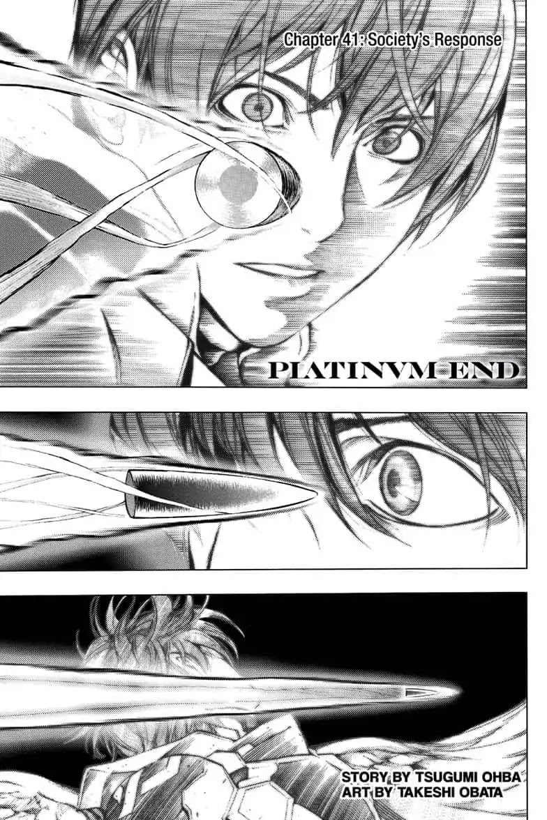 Platina End Chapter 41 page 1 - Chapter 41: Society's Response