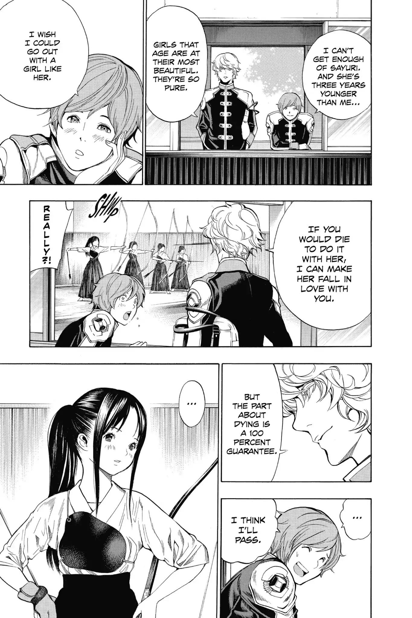 Platina End Chapter 7 page 52 - Chapter 7: Vol.3 #7: Death Sentence