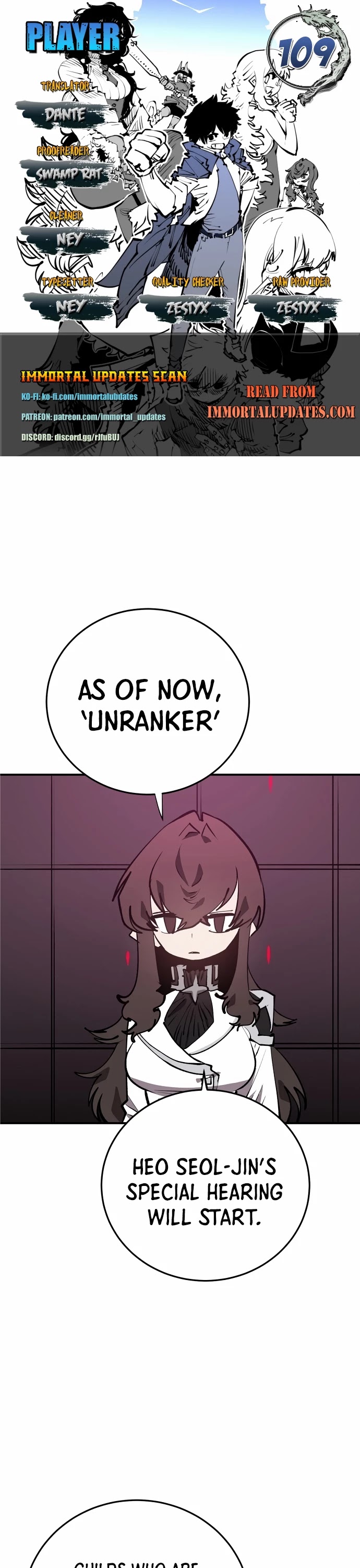 Player Chapter 109 page 1 - Chapter 109