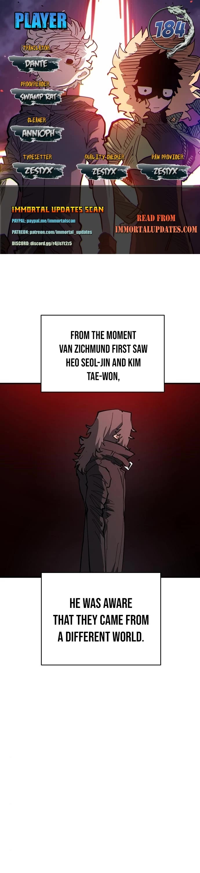 Player Chapter 184 page 1 - Chapter 184