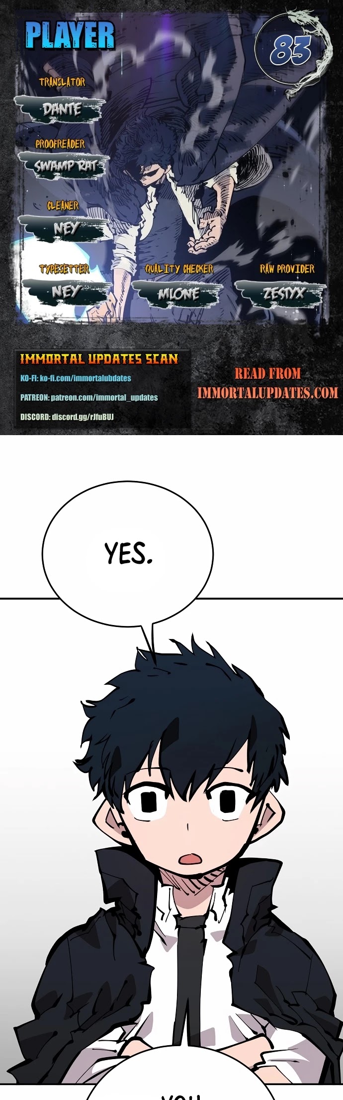 Player Chapter 83 page 1 - Chapter 83