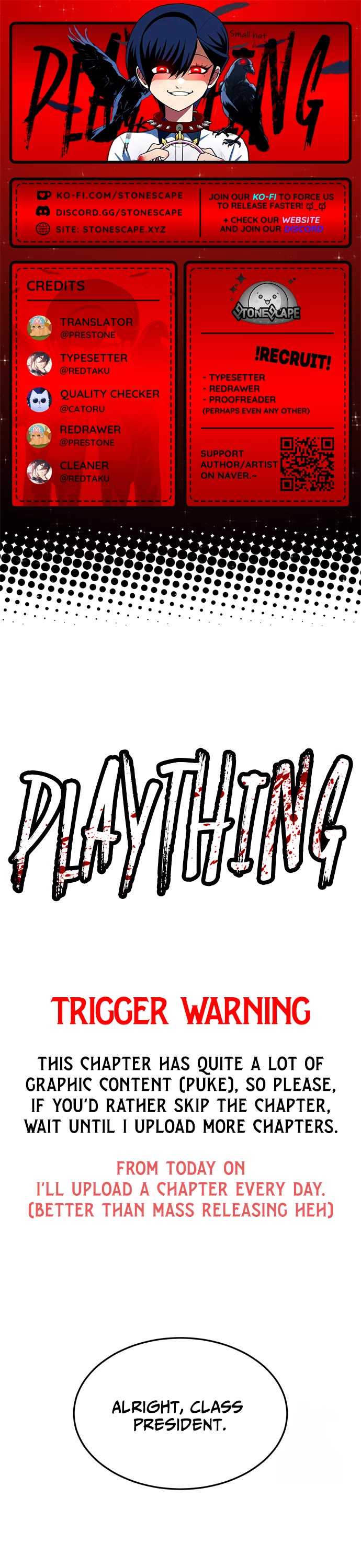 Plaything Chapter 31 page 1 - Chapter 31