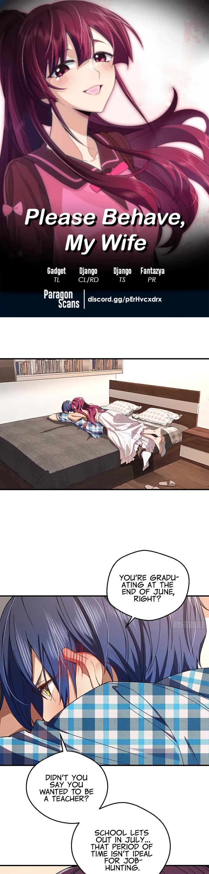 Please Behave, My Wife Chapter 26 page 1 - Chapter 26: Because I’d Hate To See You Go