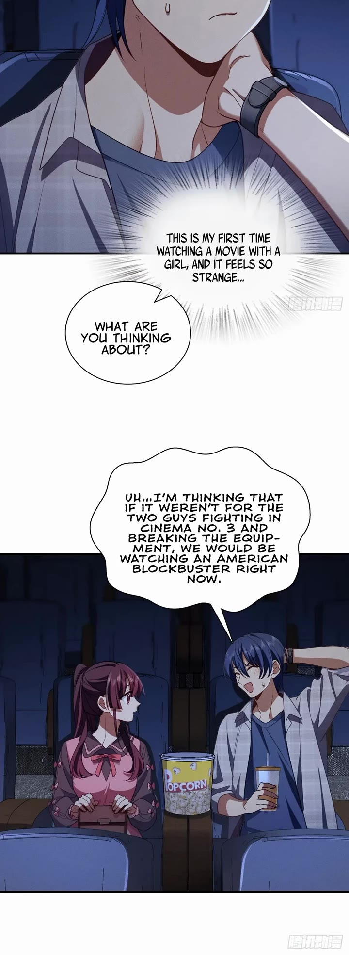 Please Behave, My Wife Chapter 4 page 20 - Chapter 4: The Movie Theatre is a Stressful Place
