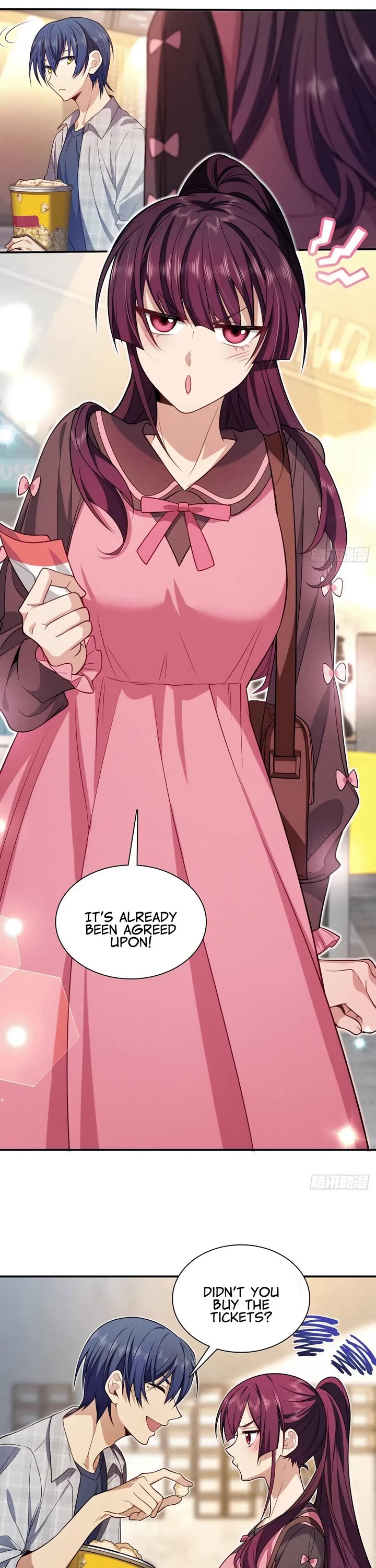 Please Behave, My Wife Chapter 4 page 3 - Chapter 4: The Movie Theatre is a Stressful Place