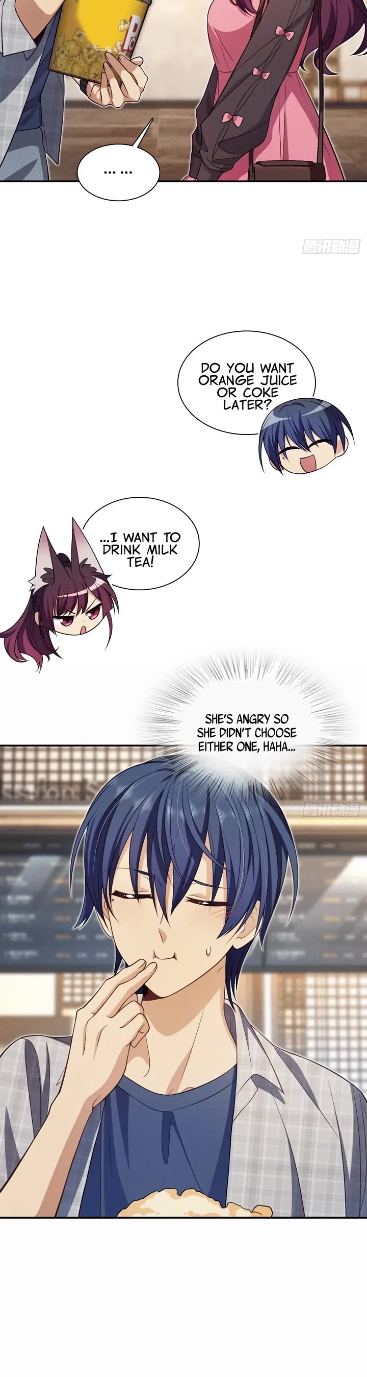 Please Behave, My Wife Chapter 4 page 4 - Chapter 4: The Movie Theatre is a Stressful Place