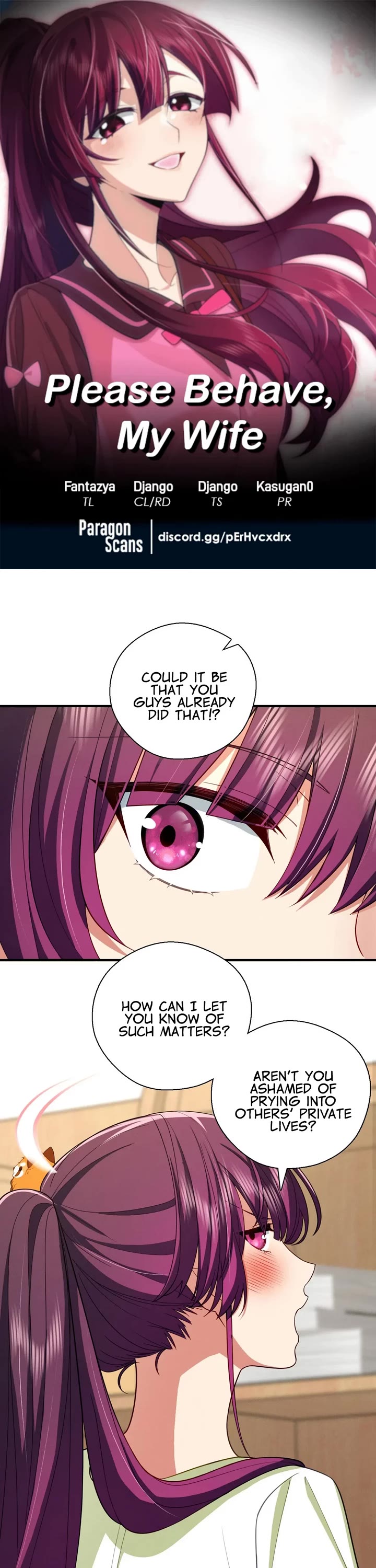Please Behave, My Wife Chapter 54 page 1 - Chapter 54: Half A Step Behind