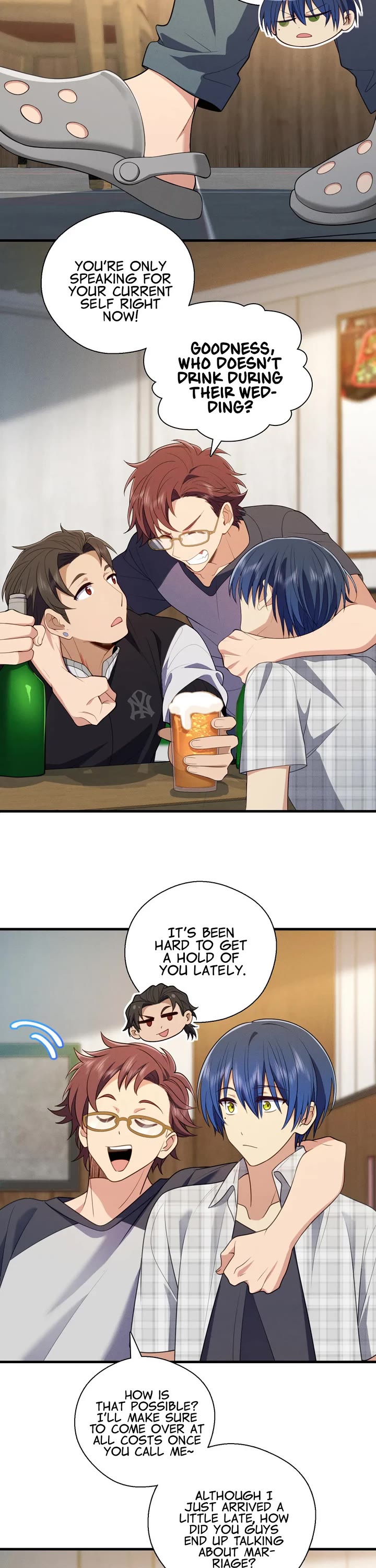 Please Behave, My Wife Chapter 64 page 26 - Chapter 64: The Three Of Us, Bottoms Up!