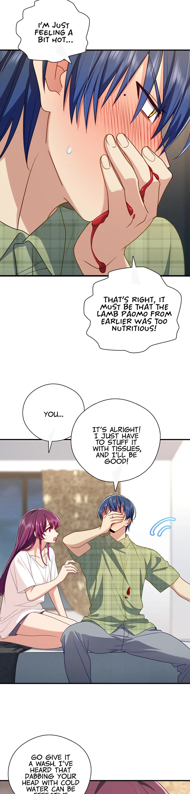 Please Behave, My Wife Chapter 69 page 16 - Chapter 69: Uncontrollable Nosebleed