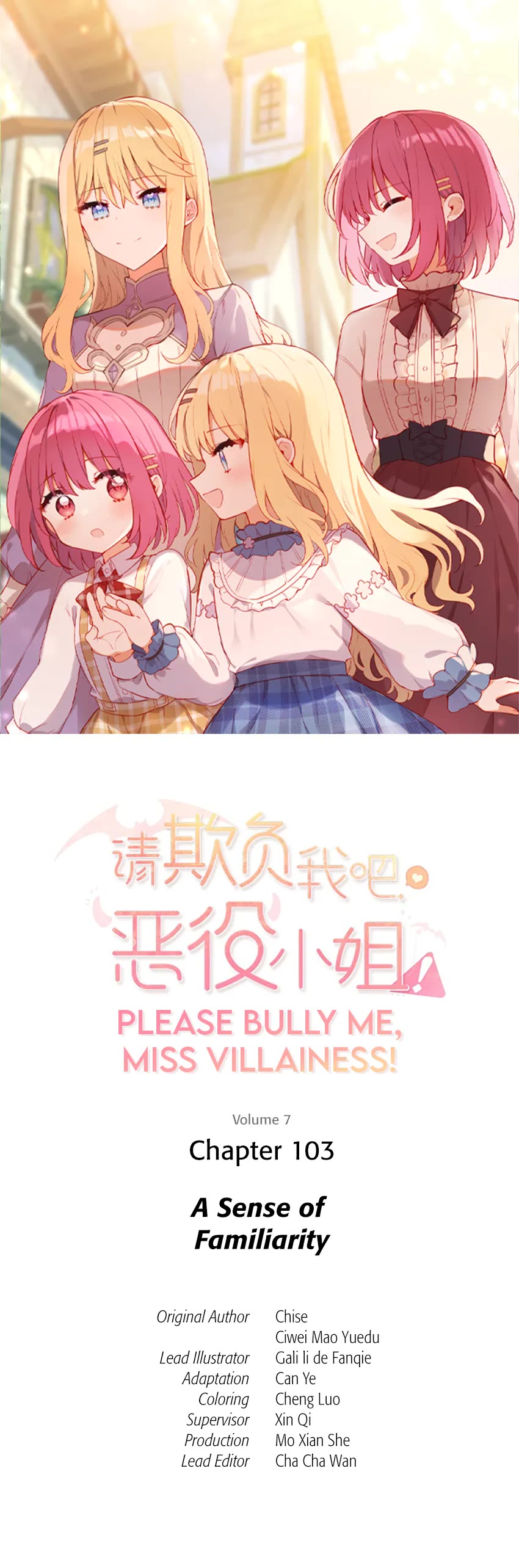Please Bully Me, Miss Villainess! Chapter 103 page 1 - Chapter 103: A Sense of Familiarity