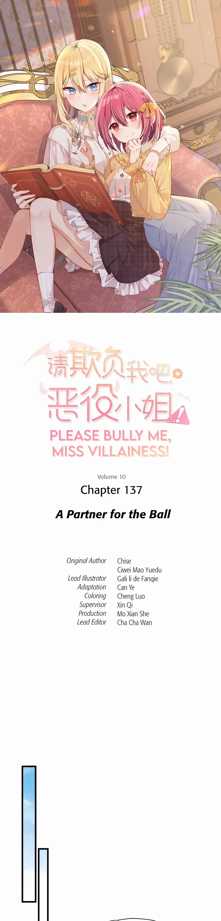 Please Bully Me, Miss Villainess! Chapter 137 page 1 - Chapter 137: A Partner for the Ball