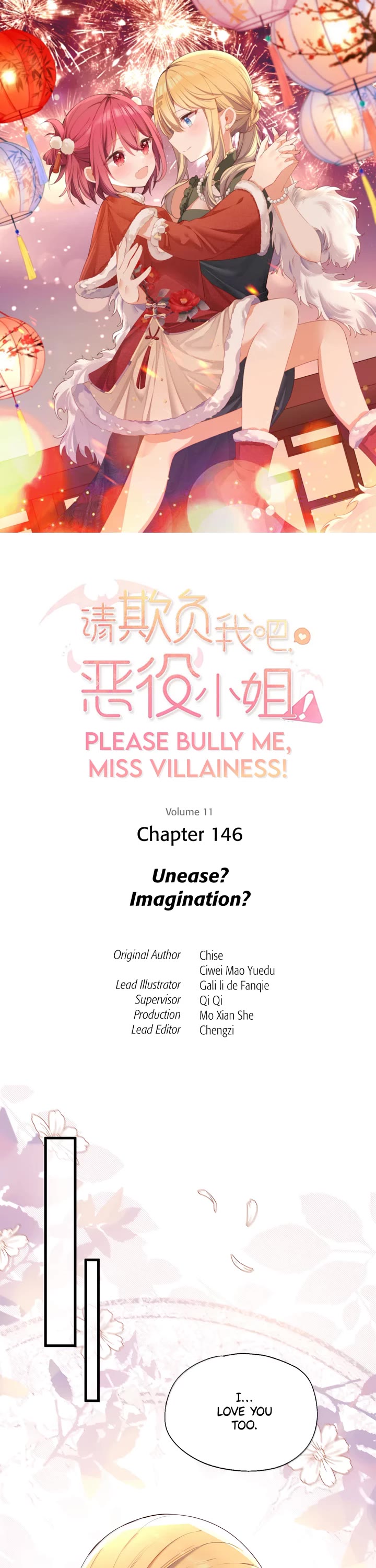 Please Bully Me, Miss Villainess! Chapter 146 page 1 - Chapter 146: Unease? Imagination?