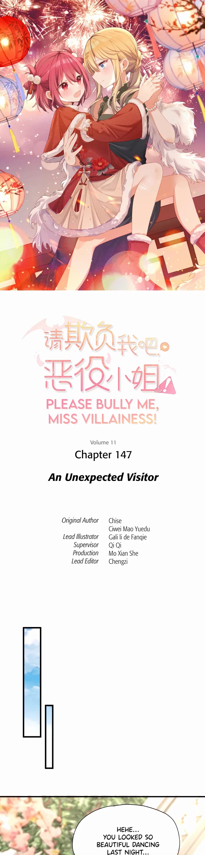Please Bully Me, Miss Villainess! Chapter 147 page 1 - Chapter 147: An Unexpected Visitor