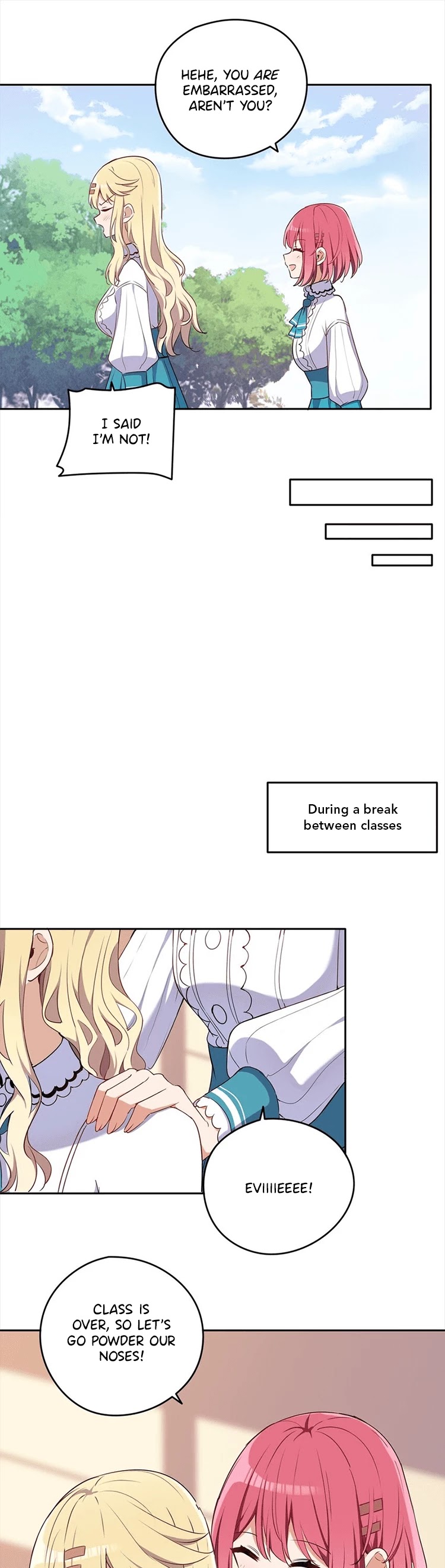 Please Bully Me, Miss Villainess! Chapter 15 page 9 - Chapter 15: Let's Go Powder Our Noses