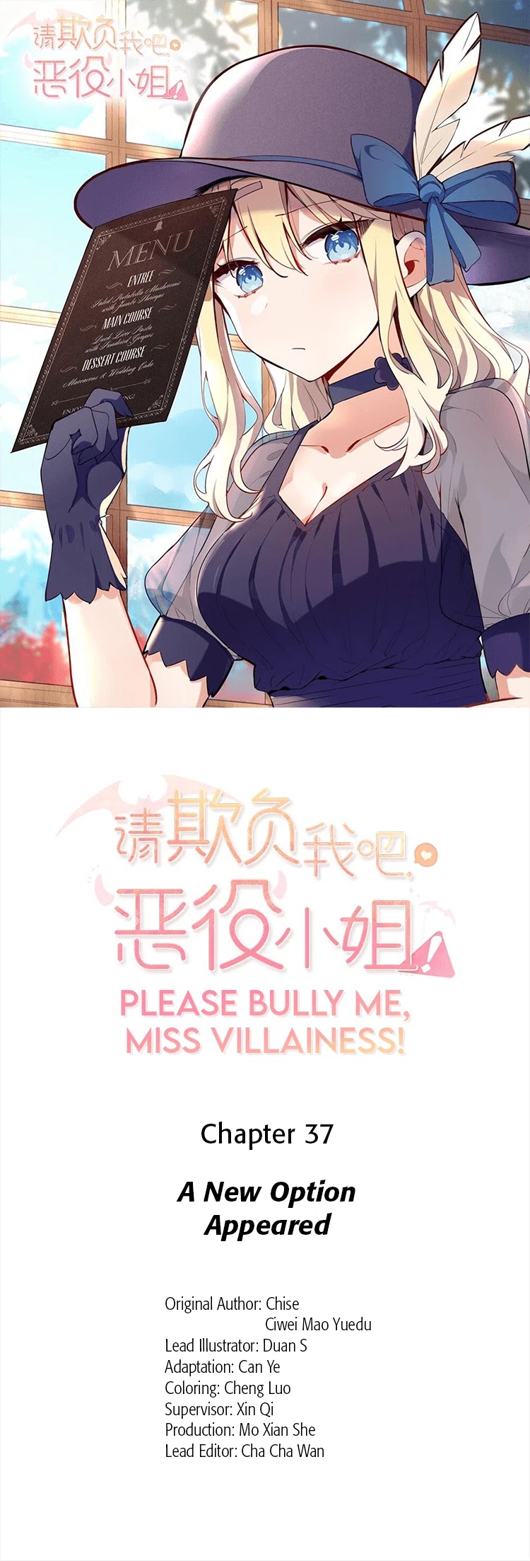 Please Bully Me, Miss Villainess! Chapter 37 page 1 - Chapter 37: A New Option Appeared