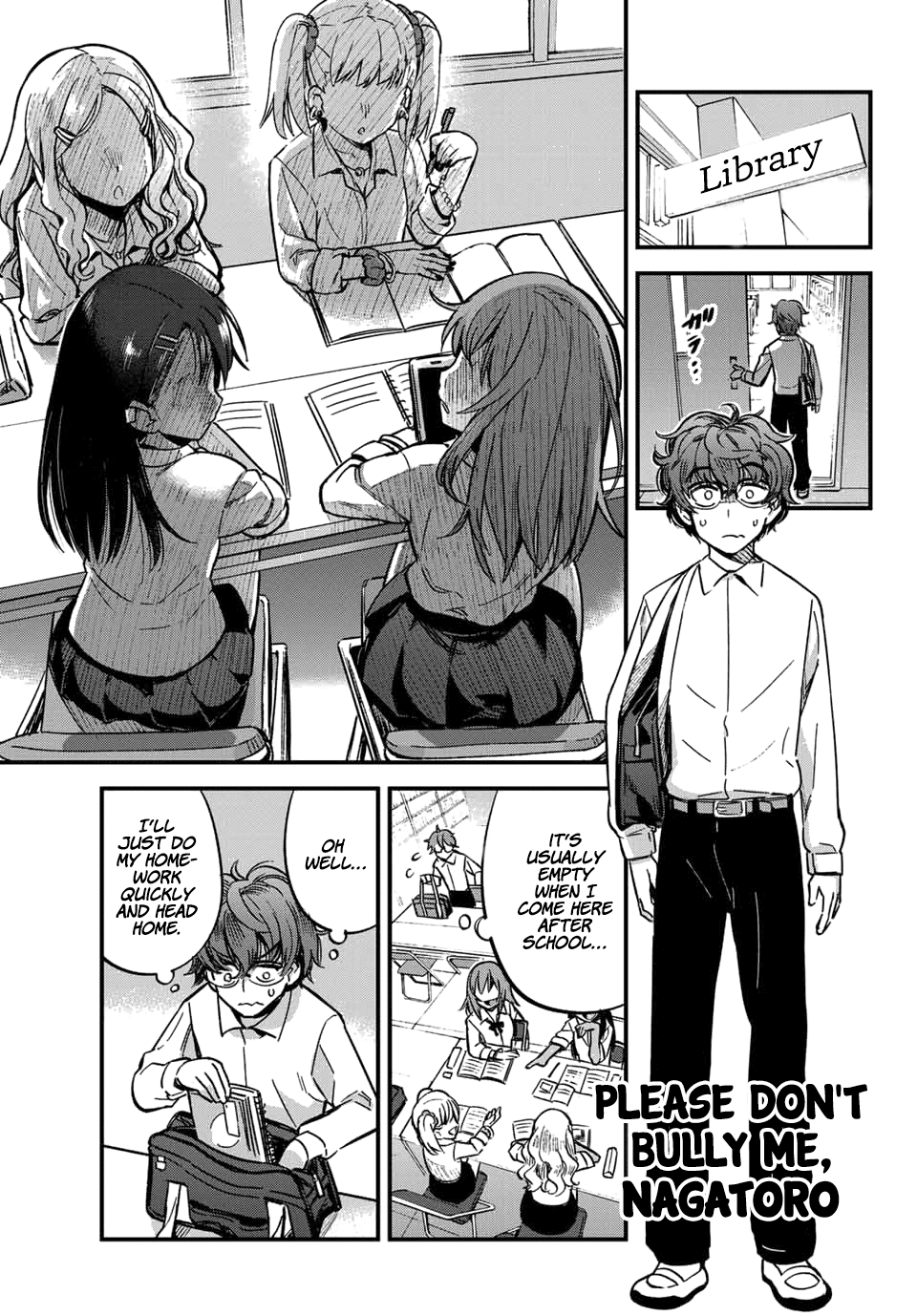 Please don't bully me, Nagatoro Chapter 1 page 2 - Chapter 1: "You're Slightly..."