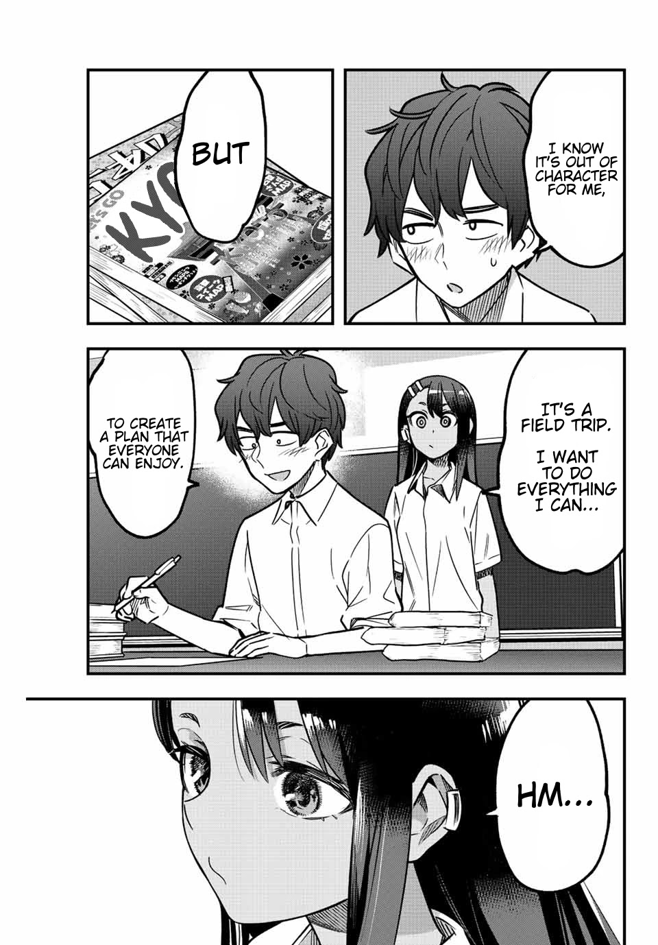Please don't bully me, Nagatoro Chapter 100 page 3 - Chapter 100: If We Were In The Same School Year...