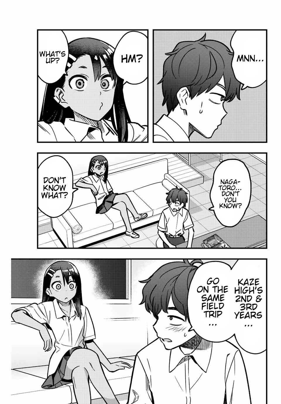 Please don't bully me, Nagatoro Chapter 100 page 5 - Chapter 100: If We Were In The Same School Year...