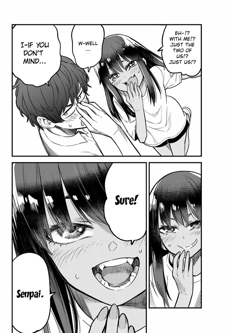 Please don't bully me, Nagatoro Chapter 102 page 20 - Chapter 102: If You're That Desperate, Senpai~