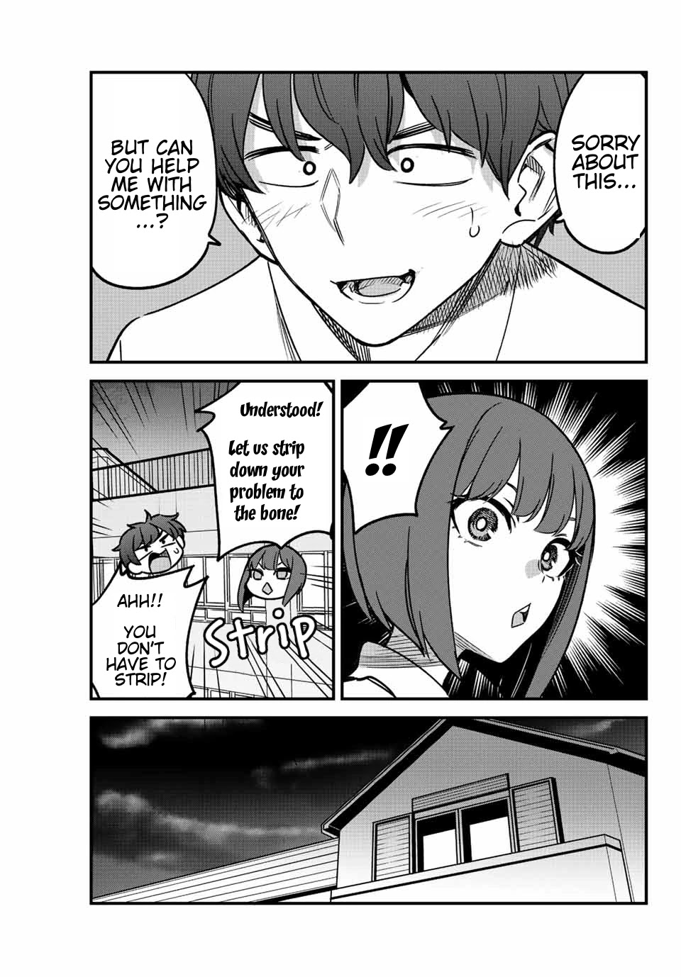 Please don't bully me, Nagatoro Chapter 102 page 3 - Chapter 102: If You're That Desperate, Senpai~
