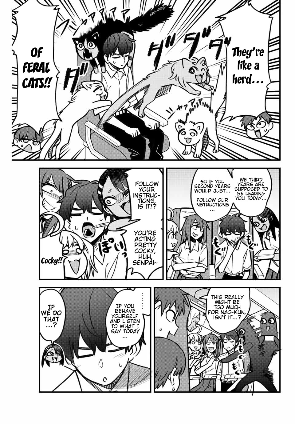 Please don't bully me, Nagatoro Chapter 103 page 5 - Chapter 103: What are you zoning out for, Senpai?