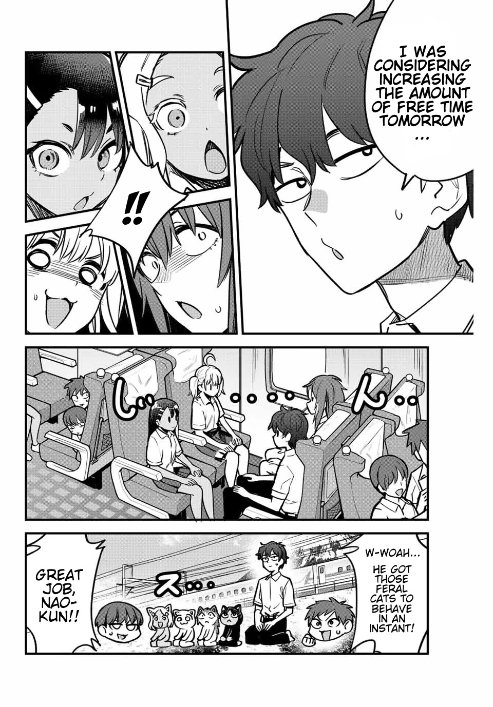 Please don't bully me, Nagatoro Chapter 103 page 6 - Chapter 103: What are you zoning out for, Senpai?
