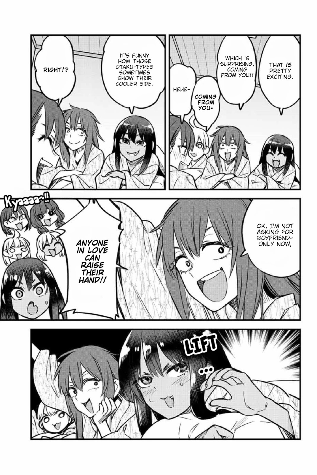 Please don't bully me, Nagatoro Chapter 104 page 11 - Chapter 104: What's going on with you and Paisen!?