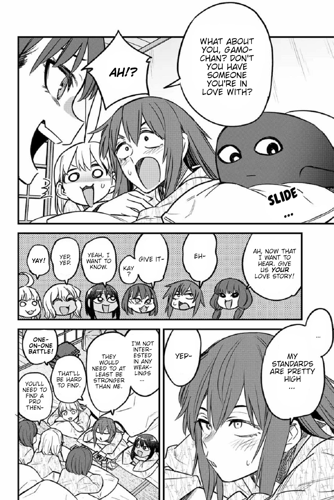 Please don't bully me, Nagatoro Chapter 104 page 12 - Chapter 104: What's going on with you and Paisen!?