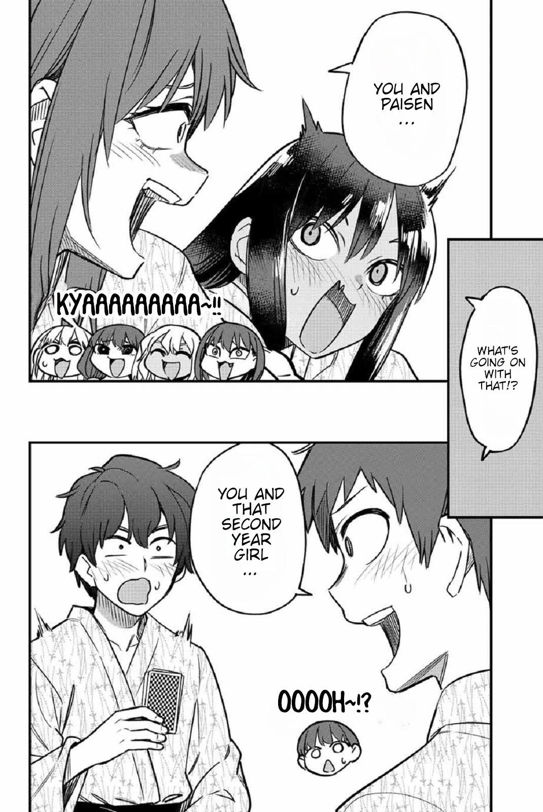 Please don't bully me, Nagatoro Chapter 104 page 16 - Chapter 104: What's going on with you and Paisen!?