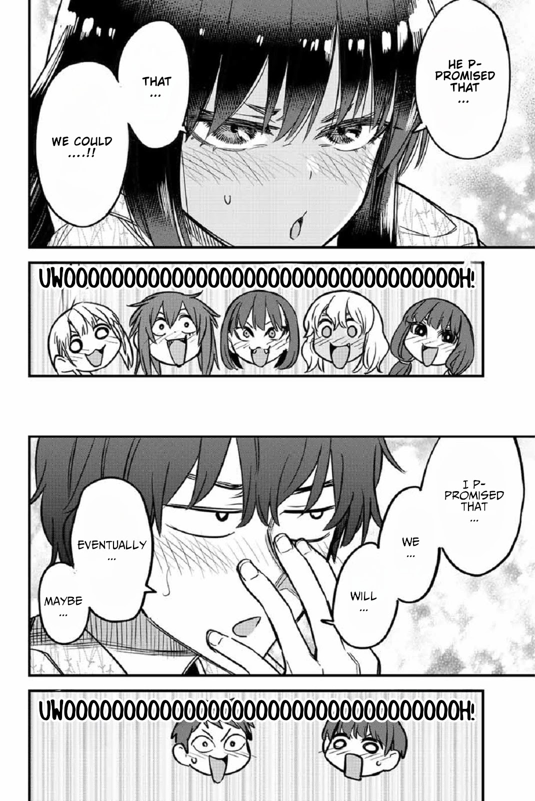 Please don't bully me, Nagatoro Chapter 104 page 18 - Chapter 104: What's going on with you and Paisen!?