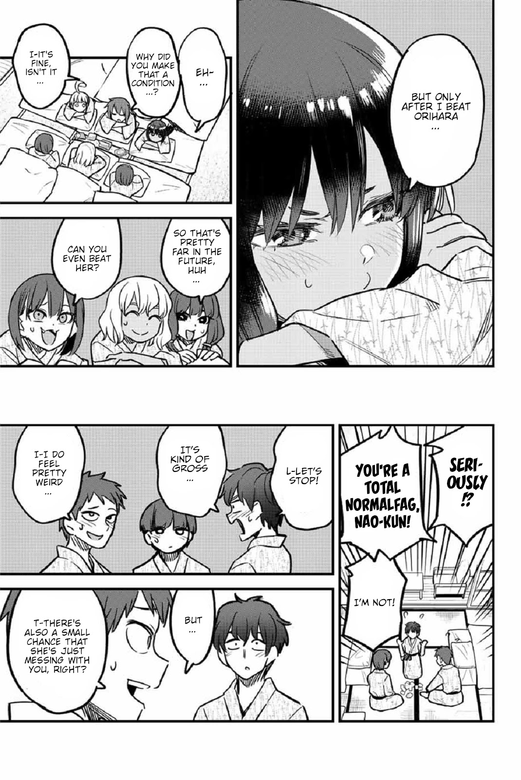 Please don't bully me, Nagatoro Chapter 104 page 19 - Chapter 104: What's going on with you and Paisen!?