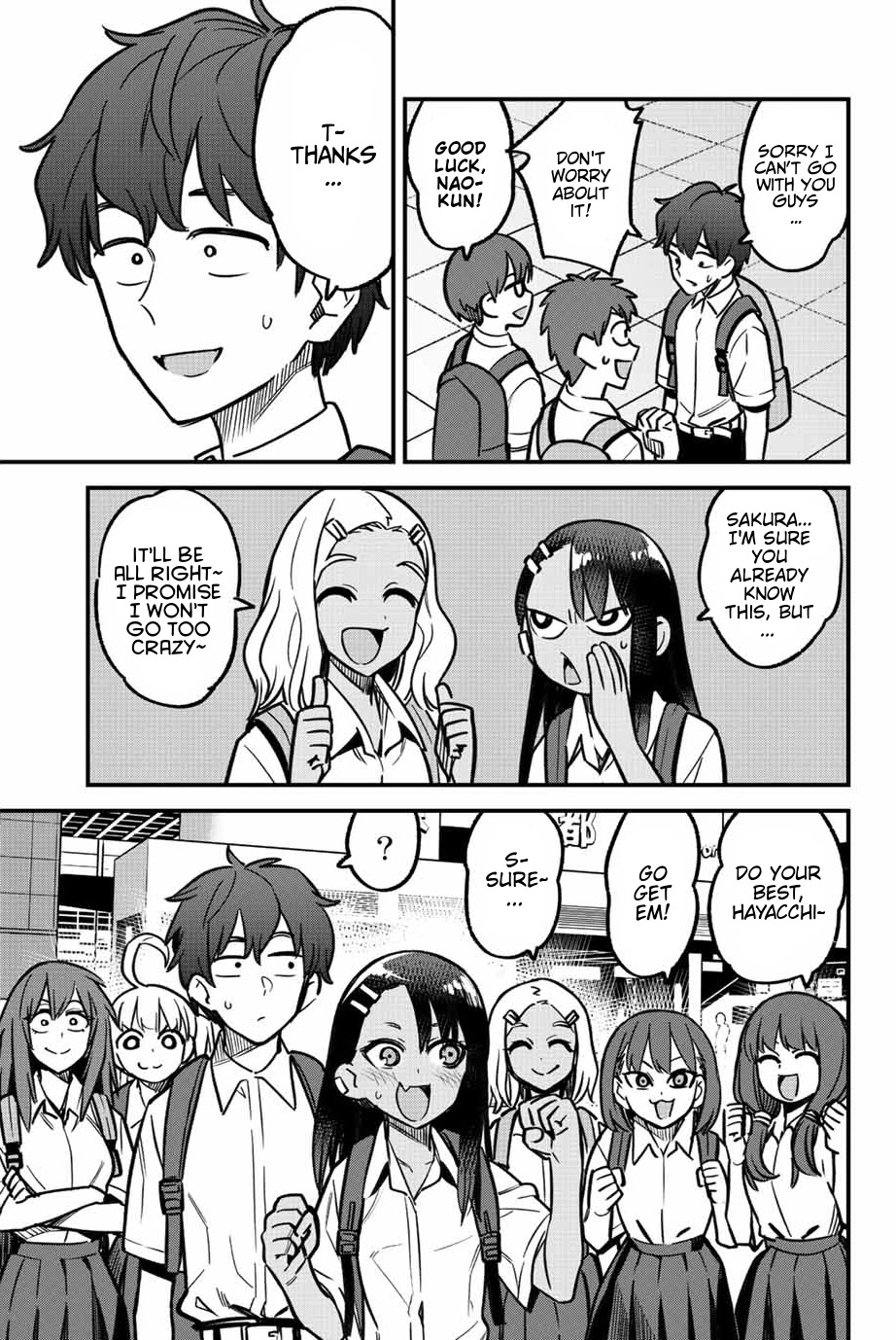 Please don't bully me, Nagatoro Chapter 105 page 3 - Chapter 105: You're spending the entire day with me, Senpai~!