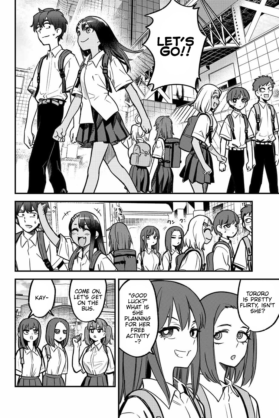 Please don't bully me, Nagatoro Chapter 105 page 4 - Chapter 105: You're spending the entire day with me, Senpai~!