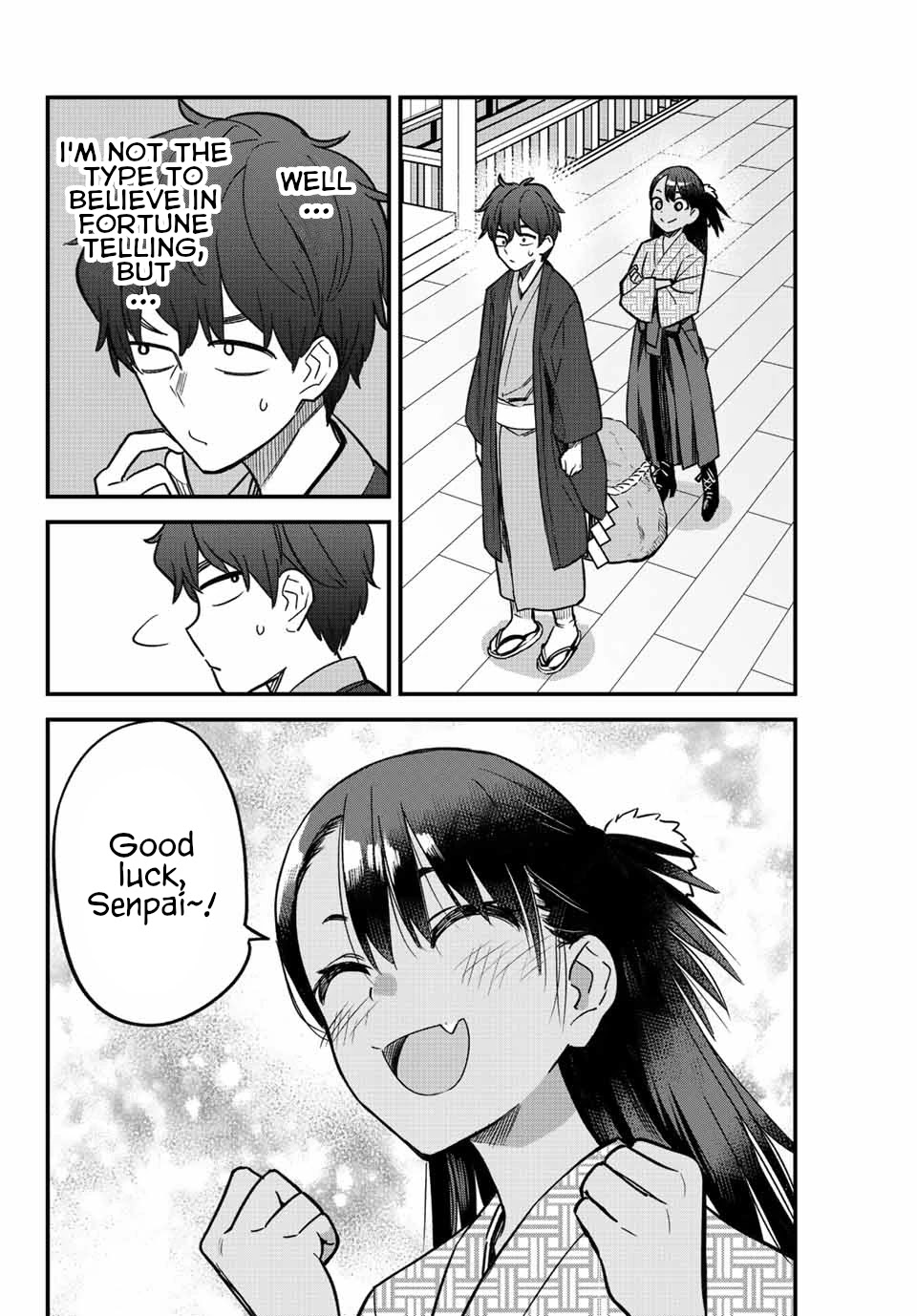 Please don't bully me, Nagatoro Chapter 106 page 14 - Chapter 106: Come on, Senpai! Are you ready!?