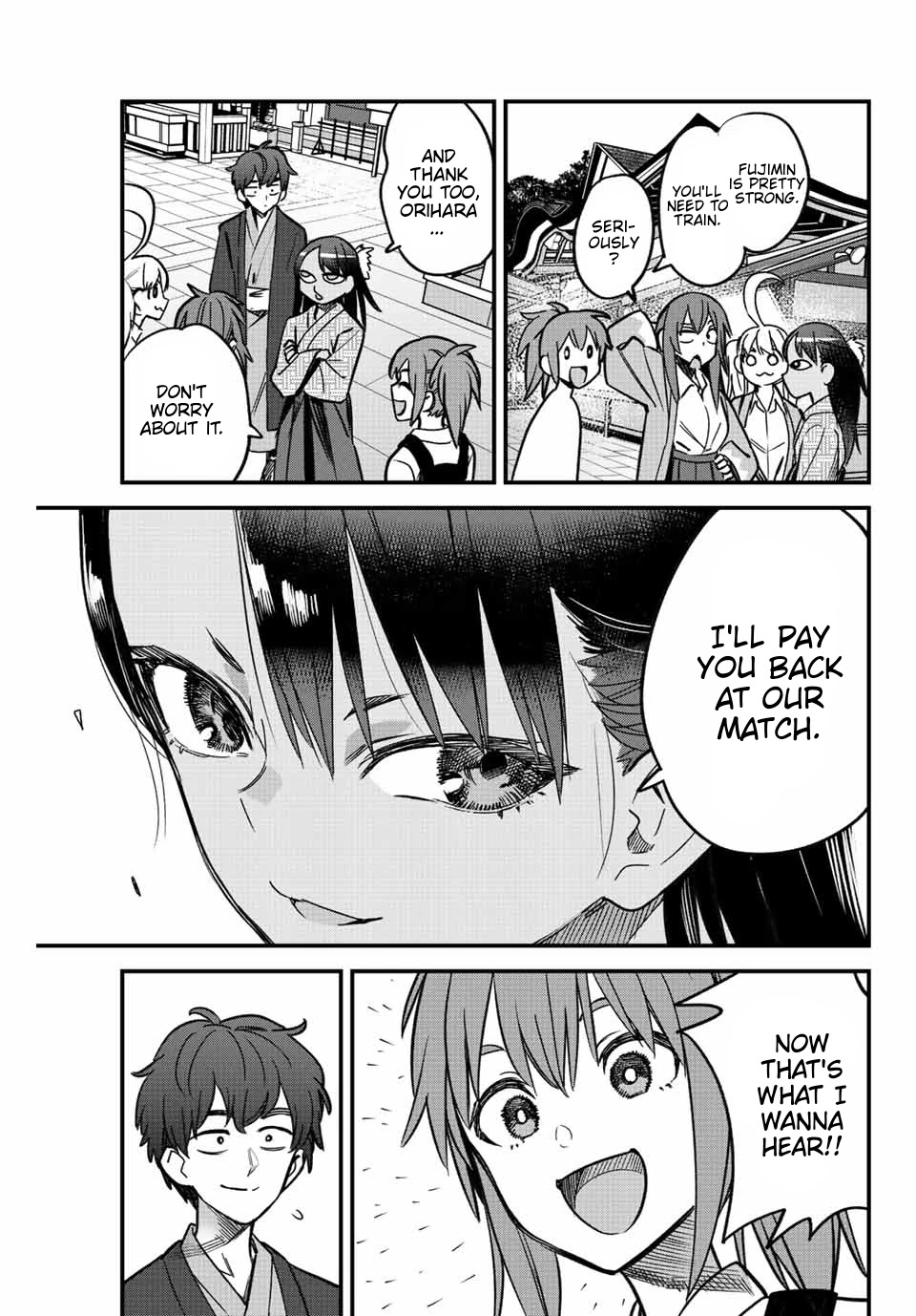 Please don't bully me, Nagatoro Chapter 108 page 19 - Chapter 108: Senpai!! Senpaiii!!