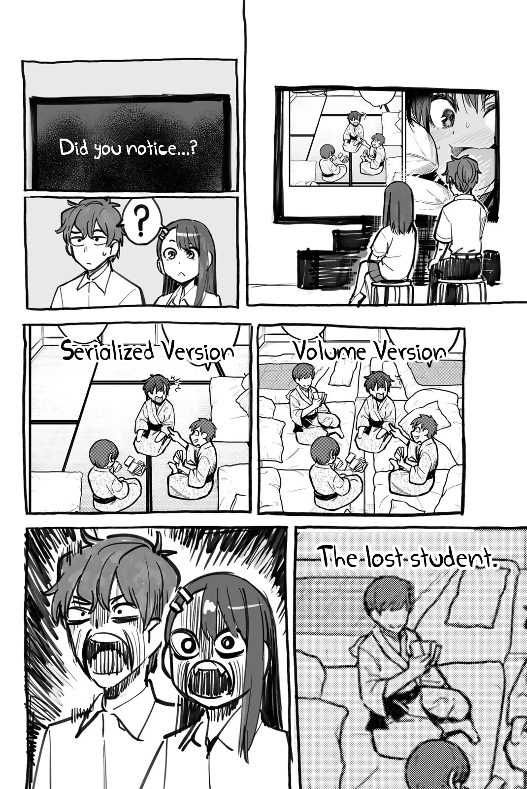 Please don't bully me, Nagatoro Chapter 109.5 page 3 - Chapter 109.5: Volume 14 Extras