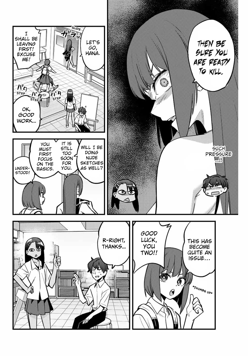 Please don't bully me, Nagatoro Chapter 112 page 10 - Chapter 112: Who do you want to draw, Senpai?