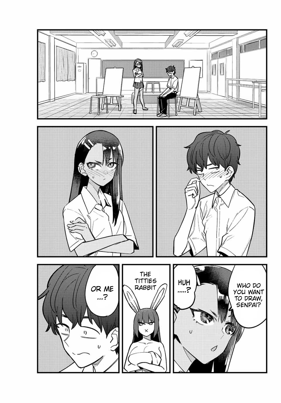 Please don't bully me, Nagatoro Chapter 112 page 11 - Chapter 112: Who do you want to draw, Senpai?