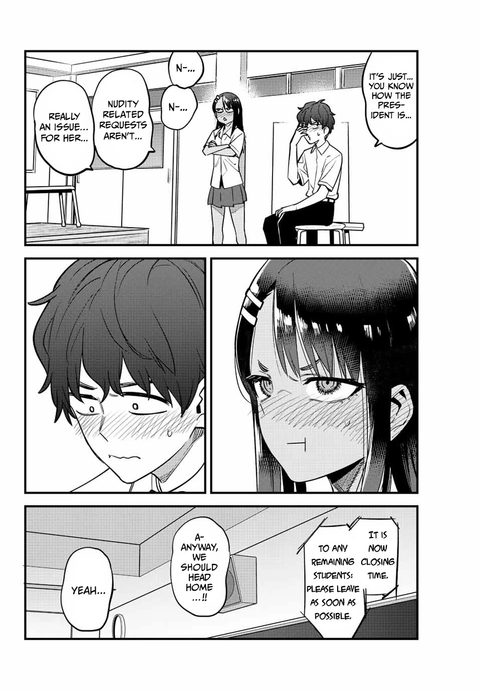 Please don't bully me, Nagatoro Chapter 112 page 14 - Chapter 112: Who do you want to draw, Senpai?