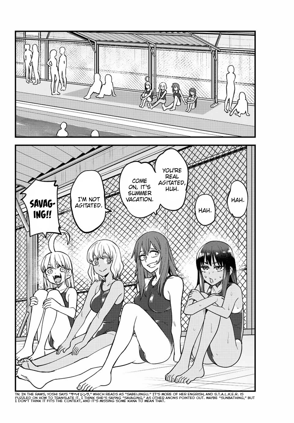 Please don't bully me, Nagatoro Chapter 112 page 18 - Chapter 112: Who do you want to draw, Senpai?