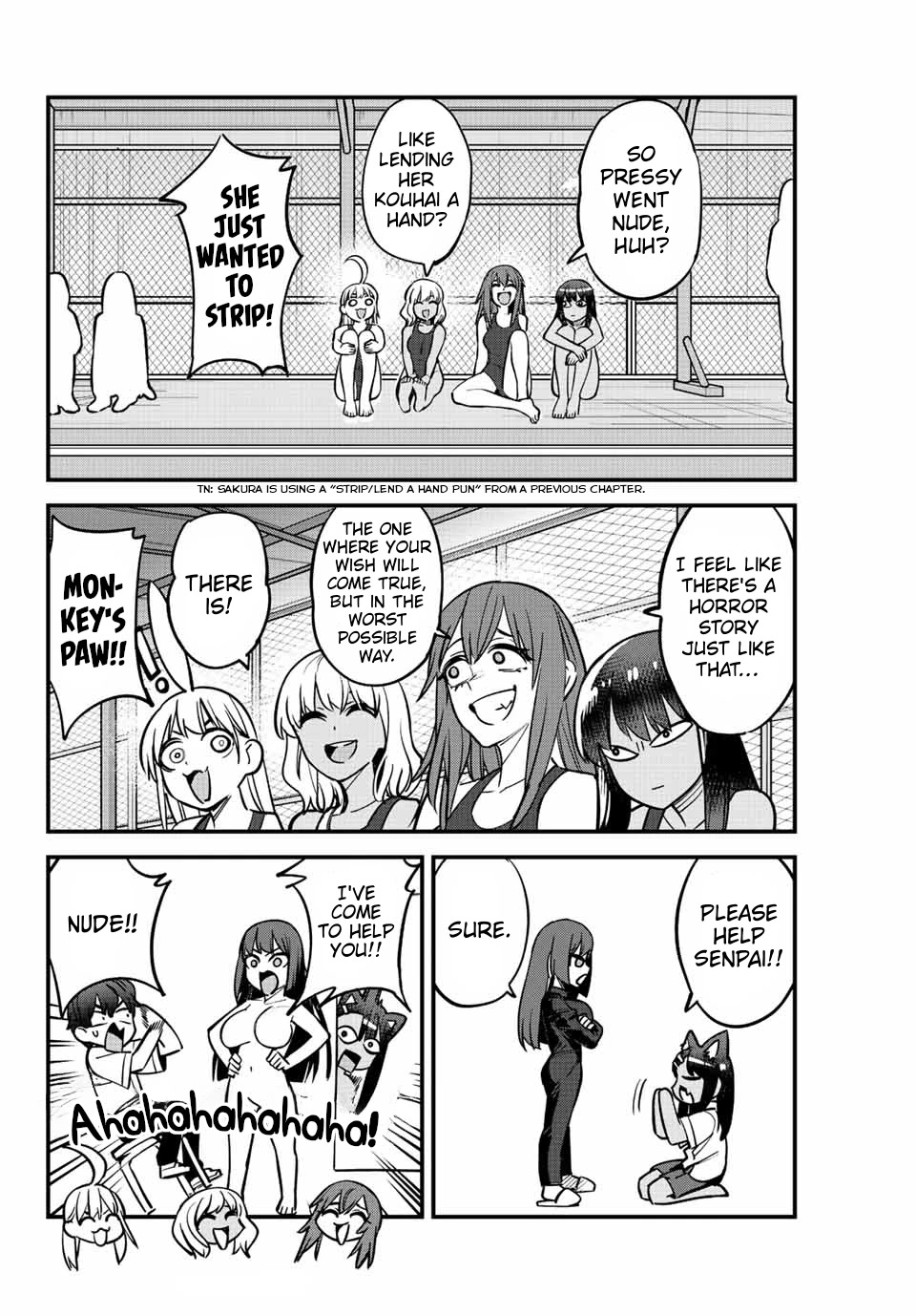 Please don't bully me, Nagatoro Chapter 112 page 20 - Chapter 112: Who do you want to draw, Senpai?