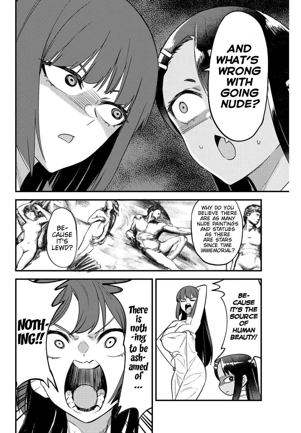 Please don't bully me, Nagatoro Chapter 112 page 4 - Chapter 112: Who do you want to draw, Senpai?