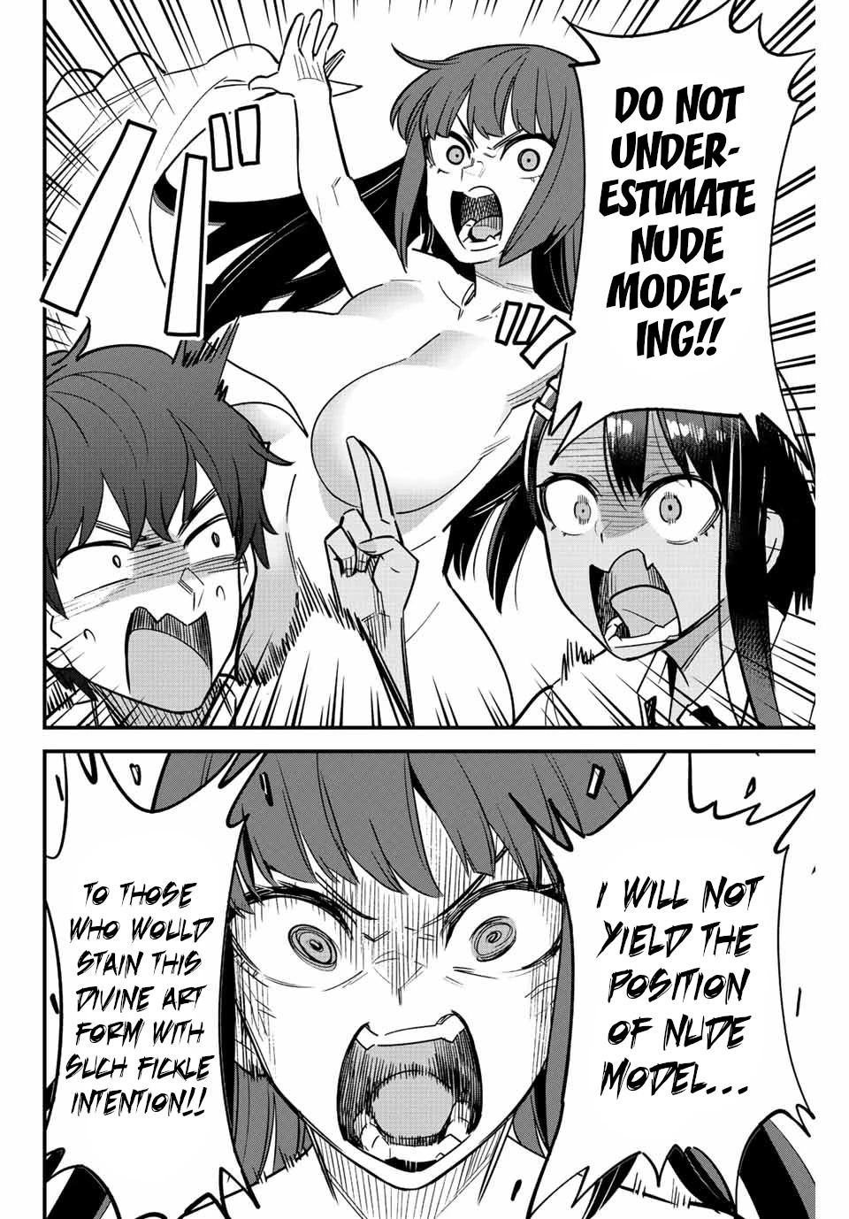 Please don't bully me, Nagatoro Chapter 112 page 8 - Chapter 112: Who do you want to draw, Senpai?