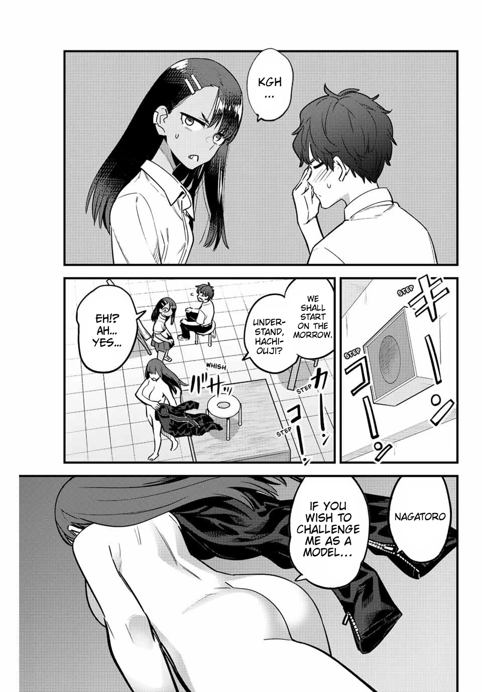 Please don't bully me, Nagatoro Chapter 112 page 9 - Chapter 112: Who do you want to draw, Senpai?