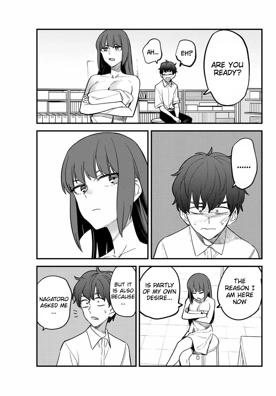 Please don't bully me, Nagatoro Chapter 113 page 15 - Chapter 113: Take good care of me, Senpai ♥